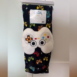 Dream Big | Plush Controller Video Game Blanket and Pillow